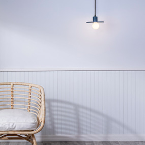 Ceramic Saucer Pendant by Justice Design