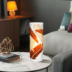 Banana Leaf Tube Table Lamp