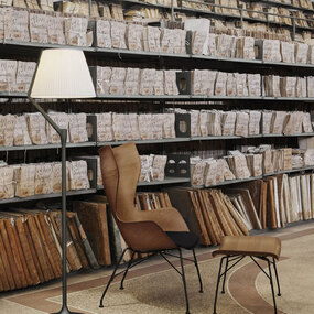 Angelo Stone Floor Lamp by Kartell