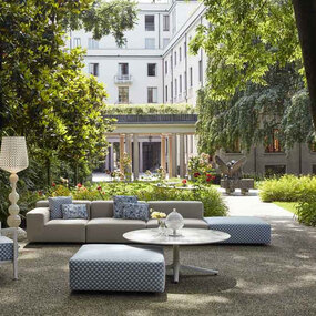 Plastics Outdoor Modular Sofa by Kartell