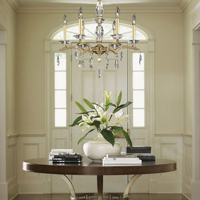 Kaya Chandelier by American Brass & Crystal