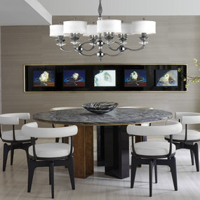 Kensington Linear Shaded Chandelier