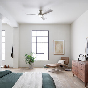 Sola Outdoor Ceiling Fan with Light by Kichler