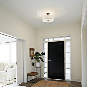 Shailene Round Semi Flush Ceiling Light