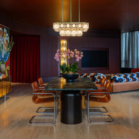 Chant Tiered Chandelier by Lee Broom