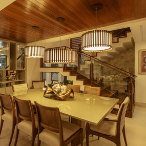 Ripado Drum Pendant by Accord Iluminacao