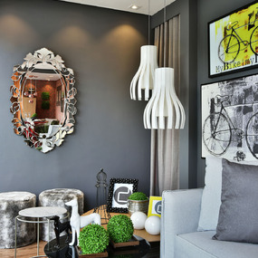 Barril Curved Pendant by Accord Iluminacao