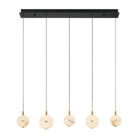 Corfu Linear Multi Light Chandelier