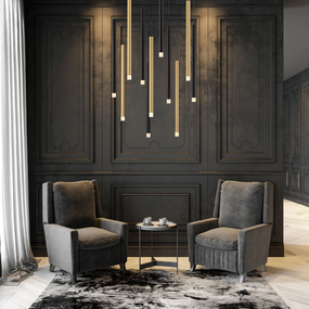 Amalfi Linear Multi Light Chandelier