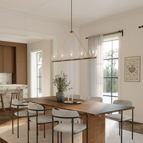Noellea Linear Chandelier by Minka Lavery