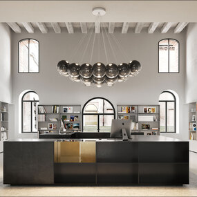 Random Cloud Chandelier by LODES