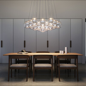 Random Cloud Chandelier