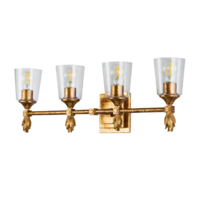 Vetiver F1 4 Light Bathroom Vanity Light