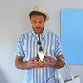 Mini+ Book Light and Phone Charger by Lumio