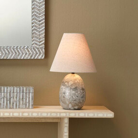 Capsule Table Lamp with Cone Shade