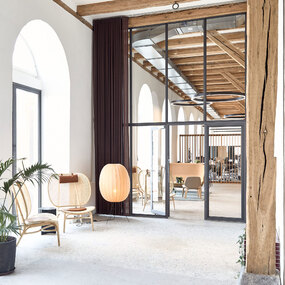 Knit Wit Medium Long Floor Lamp by Made By Hand