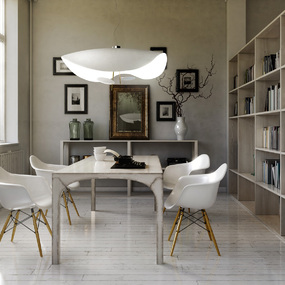 Lederam Manta White Pendant