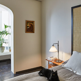 Funiculi Fabric Shade Table Lamp by Marset