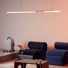 Ambrosia Linear Suspension with Surface Canopy 0-10V