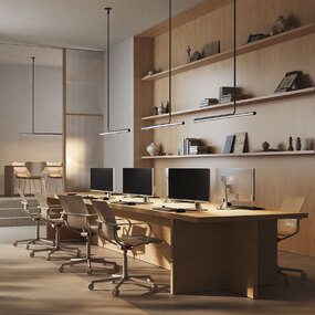 Ambrosia Pro Linear Pendant by Marset