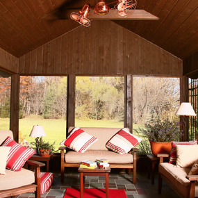 Duplo Dinamico Metal Ceiling Fan by Matthews Fan Company