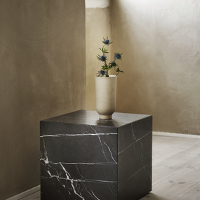 Plinth Cubic Marble Table by Audo Copenhagen