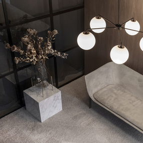 Plinth Cubic Marble Table by Audo Copenhagen