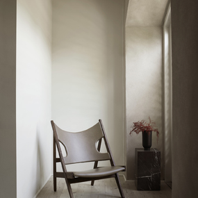 Plinth Tall Marble Table by Audo Copenhagen