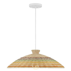Rattan Color Pendant