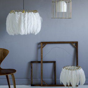 Feather Table Lamp by Mineheart by Mineheart