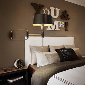 Miles Swing Arm Wall Light by Delightfull Miles Swing Arm Wall Light by Delightfull