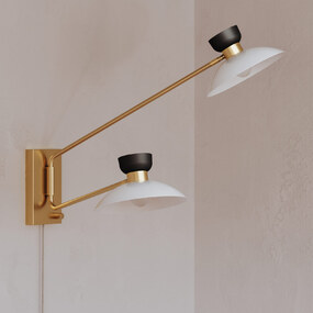 Whitley Plug-In Wall Sconce