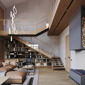 Halo Round Multi Light Pendant by Matthew McCormick