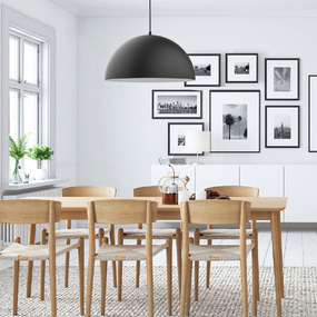 XL Choices Shallow Dome Pendant by Montclair Light Works