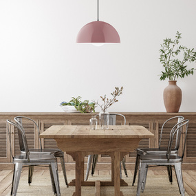 Axis Arcade Cord Hung Pendant with Glass Globe by Montclair Light Works