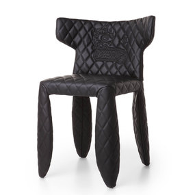 Monster Side Chair with Arms and Embroidery