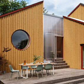 Fiber Outdoor Chair by Muuto