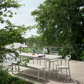 Linear Steel Table by Muuto