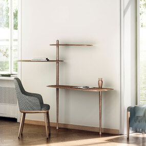 Unica Solid Walnut Escritorio Desk