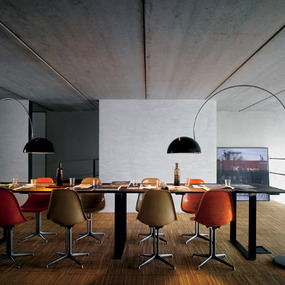 Coupe 3320 Floor Lamp by Oluce by Oluce Srl