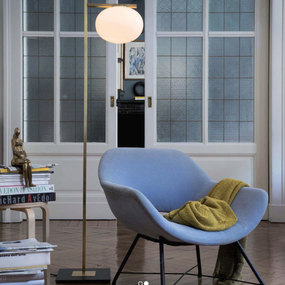 Alba Floor Lamp by Oluce Srl