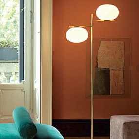 Alba Floor Lamp by Oluce Srl