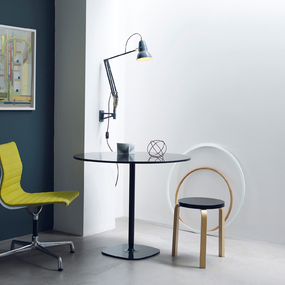 Original 1227 Brass Wall Mounted Task Lamp by Anglepoise