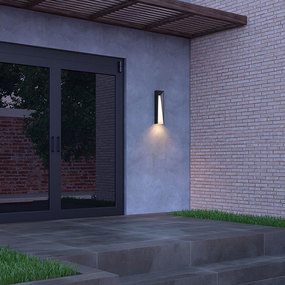 Calypso Outdoor Wall Sconce by Oxygen by Quorum