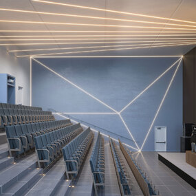 Lazer Line Static White Up+Down Suspended Lighting System by PureEdge Lighting