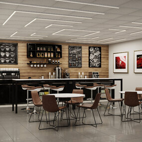 FreeForm T-Bar Ceiling 24VDC with Remote Power by PureEdge Lighting