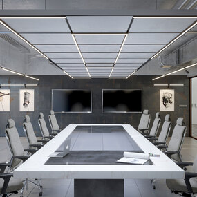 FreeForm T-Bar Ceiling 24VDC with Remote Power by PureEdge Lighting