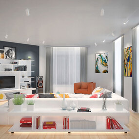 T24 Tubo Large Track Head 24VDC  by PureEdge Lighting