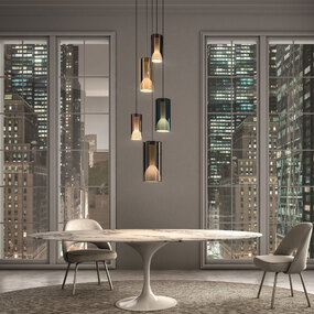 Lit Multi Light Pendant by Penta