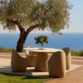 Cobble Outdoor Dining Chair by Qeeboo